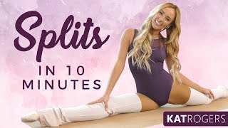 Splits Flexibility Ballet Stretches  Professional Dancer Kat Rogers How to At Home [upl. by Bertie17]