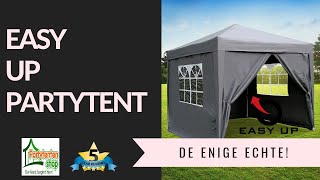 EASY UP PARTYTENT  Makkelijker kan het niet [upl. by Adnoral526]