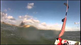 Kitesurfing learning how to jump lesson with Lewis Crathern [upl. by Sheeran]