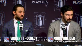 Postgame  Trocheck amp Kreider  16052024 [upl. by Ajuna]