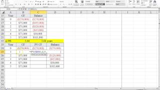 How to Calculate the Payback Period and the Discounted Payback Period on Excel [upl. by Voss598]