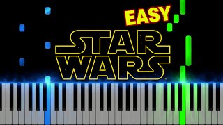 Star Wars  Duel of the Fates  EASY Piano Tutorial [upl. by Alicia]