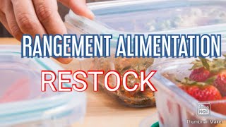 RANGEMENT DE MON STOCK ALIMENTAIREORGANISATIONMOTIVATIONCUISINEFRIGO [upl. by Ahsenrad]