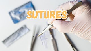 sutures 📚  SuturesNursingSkillsMedStudentGuide [upl. by Nomzed]