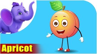 Apricot  Fruit Rhyme in Ultra HD 4K [upl. by Nonnaihr]