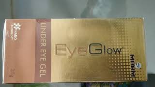 Eye Glow Under Eye Gel How to get rid of dark circle  Eye glow gel review eyglow under eye gel [upl. by Iveson161]