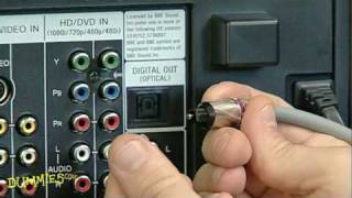 How to Connect an HDTV to Your Sound System or Home Theater For Dummies [upl. by Nirrad]