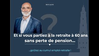 Le cumul emploiretraite vous concerne sûrement  On vous lexplique en 3 chrono [upl. by Arehahs]