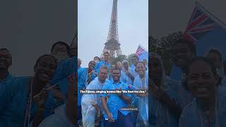 Team Fiji goes viral singing worship hymns in Olympic Village So beautiful [upl. by Maisel516]