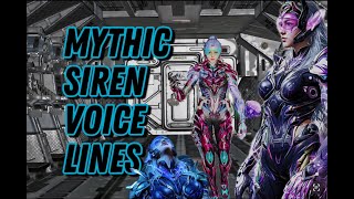 Mythic Siren voice lines [upl. by Euqinomad362]