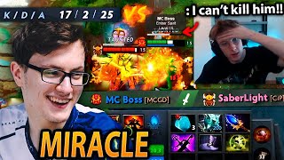 MIRACLE Ember Spirit GOD destroys SRSaberLight on STREAM [upl. by Rhoades]