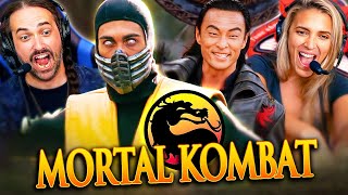 MORTAL KOMBAT 1995 MOVIE REACTION FIRST TIME WATCHING Full Movie Review  Mortal Kombat 1 [upl. by Peoples570]