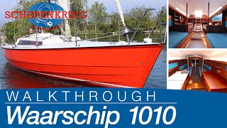 WAARSCHIP 1010 for sale  Yacht Walkthrough   Schepenkring Lelystad  4K [upl. by Adi]