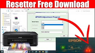 Epson Adjustment Program Reset Software Download [upl. by Alakim]