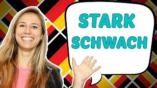 Starke Schwache und Gemischte Verben  Strong Weak and Mixed German Verbs [upl. by Ecnedac]