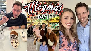 Vlogmas Day 1  Vlogmas Time is Here Happiness amp Cheer [upl. by Gorrian]