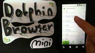 Dolphin Browser Mini v10 is Now Officially Launched in Android Market [upl. by Merwyn]