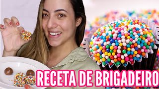 Como hacer brigadeiro RECETA TRADICIONAL [upl. by Tamra]