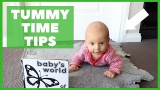 Tummy Time For Newborns  2 and 3 Month Old Milestones for Baby [upl. by Kaile]