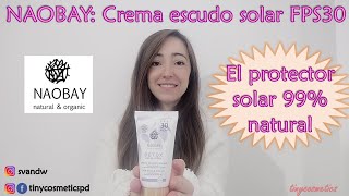 Naobay Detox Crema Escudo Solar el protector solar 99 natural tinycosmetics [upl. by Dimitris]