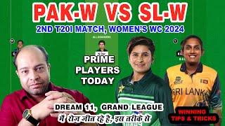 PKW vs SLW Dream11Analysis PKW vs SLW Dream11 Prediction Pakistan vs Srilanka T20 Dream11 Team [upl. by Murray]