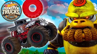 ¡Las Carreras de Monster Trucks más rápidas de la historia ¡Los momentos más épicos [upl. by Sufur946]