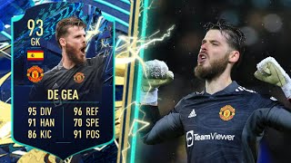 WORTH THE GRIND 🤔 93 TOTS Moments De Gea FIFA 22 Player Review [upl. by Ylram]