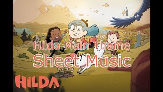 Hilda Opening  Intro  Theme Song  Sheet Music [upl. by Theall]