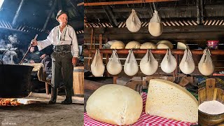 Sensational Cheese Making Process on Old Fashioned Farm From Romania [upl. by Seow]