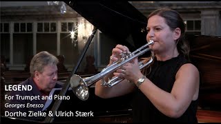 Legende by G Enescu Dorthe Zielke  trumpet Ulrich Stærk  piano [upl. by Lindon46]