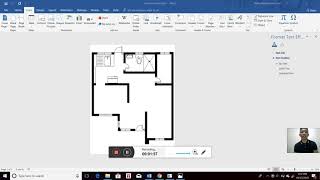 How to make a floor plan in Ms Word [upl. by Isied]