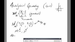 Analytical Geometry  Summary Video  Grade 11 [upl. by Akemed]