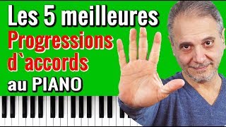 Les 5 meilleures progressions daccords pour composer et harmoniser une mélodie TUTO [upl. by Annadroj]