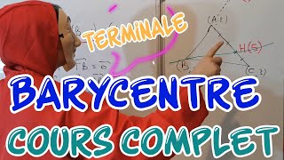 BARYCENTRE  COURS COMPLET AVEC EXEMPLES [upl. by Llenrad]