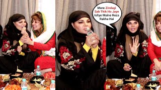 Rakhi Sawant Breaks Roza  Iftar Video  Ramadan Video [upl. by Enetsirk774]