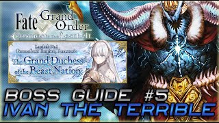 IVAN THE TERRIBLE  FateGO Chaldea Boss Guide Lostbelt 1 5 [upl. by Ardnasirk]