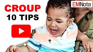 10 Tips for Croup Management [upl. by Latreshia]