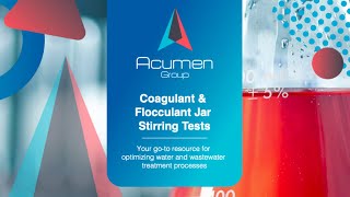 Coagulant amp Flocculant Jar Stirring Tests [upl. by Trojan]