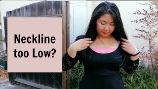 Neckline too Low NoSew DIY Fix [upl. by Bryce]