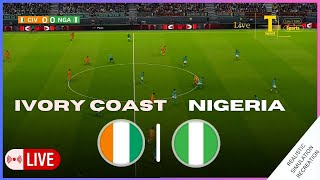 COTE DIVOIRE  NIGERIA LIVE  En Direct Coupe dAfrique  CAN 2024  Ivory Coast vs Nigeria Live [upl. by Burget]