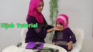 Hijab A cute hijab tutorial on Fatima by Maryam Masud [upl. by Anna-Diana]