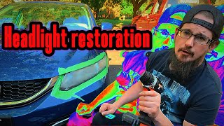 How To Restore Your Headlights with Amazing Results restoration [upl. by Hamid]