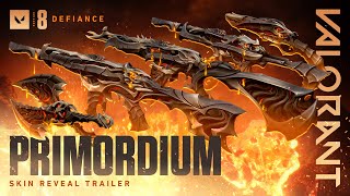 BE THEIR BANE  Primordium Skin Reveal Trailer  VALORANT [upl. by Ellis437]