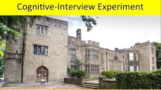 The Cognitive Interview Experiment Revision for Memory  Research Methods [upl. by Efal441]