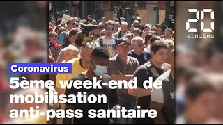 Pass sanitaire Nouvelle journée de mobilisation sur lensemble de la France [upl. by Judd]