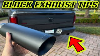 RAM 1500 Flowmaster Direct Fit Black Exhaust Tips [upl. by Rachelle]