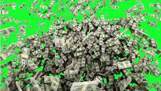 money green screen effect  money falling green screen background [upl. by Anirbas]