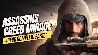 ASSASSINS CREED MIRAGE  Historia completa  FULL GAME  Español  PARTE 1  PS5 PC 4K HD [upl. by Zetana487]