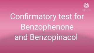 photoreduction of benzophenone to benzopinacol in the presence of sunlight by prashant gurjar [upl. by Barta]