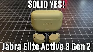 Jabra Elite 8 Active Gen 2 Review Call Quality Test 🎧 [upl. by Ojybbob]